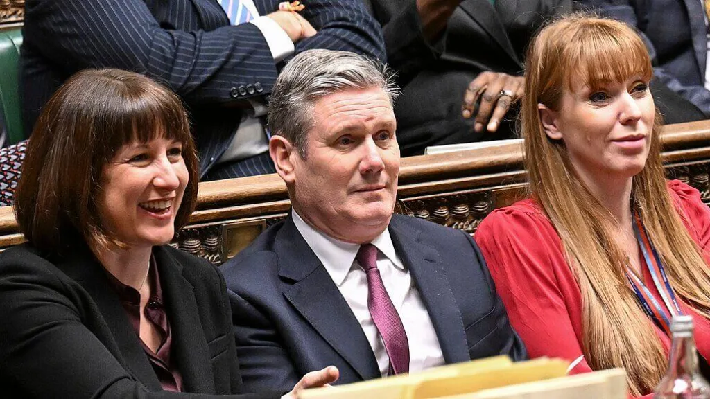 Rachel Reeves Keir Starmer and Angela Rayner